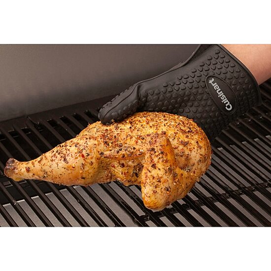 Cuisinart Outdoors Heat Resistant Silicone Grilling Gloves