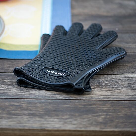 Cuisinart Outdoors Heat Resistant Silicone Grilling Gloves