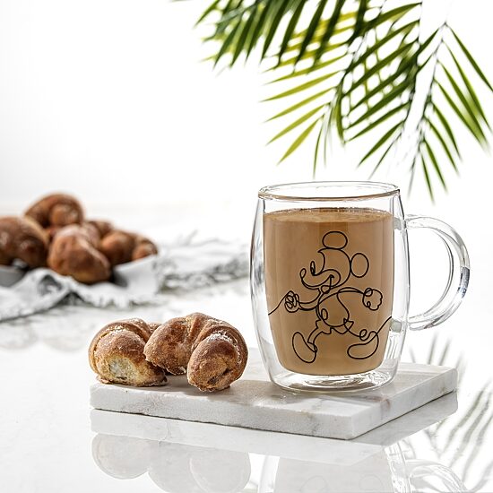 Joyjolt Mickey And Pluto Aroma 2-pc. Mickey and Friends Coffee Mug