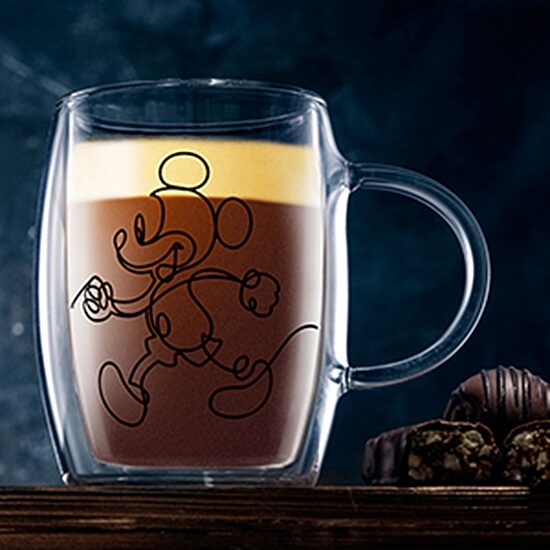 Joyjolt Mickey And Pluto Aroma 2-pc. Mickey and Friends Coffee Mug