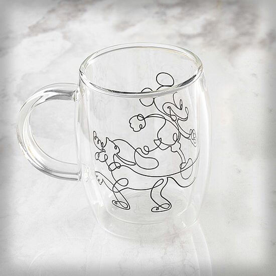 Joyjolt Mickey And Pluto Aroma 2-pc. Mickey and Friends Coffee Mug