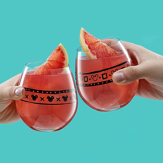 Joyjolt Geo Picnic 4-pc. Drinkware Set