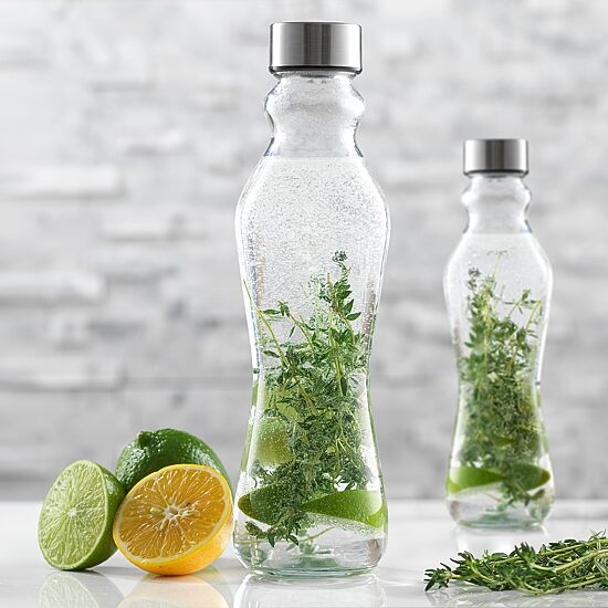 Joyjolt Spring Glass 6-pc. Water Bottles