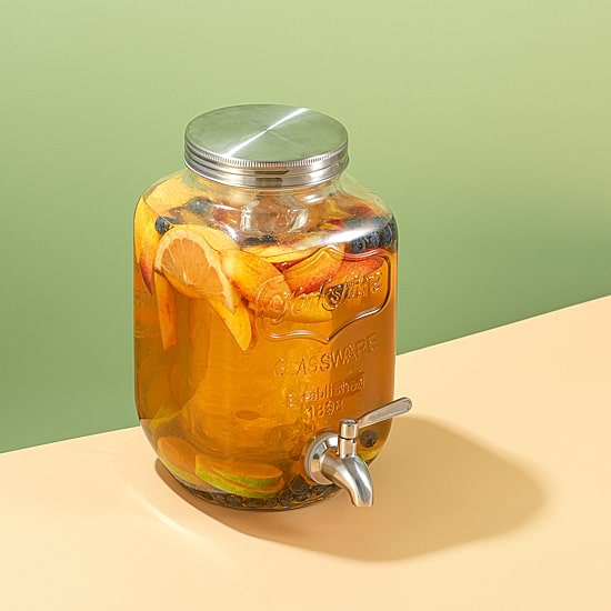 Joyjolt Fluted Design With 2 Diffusers Beverage Dispenser