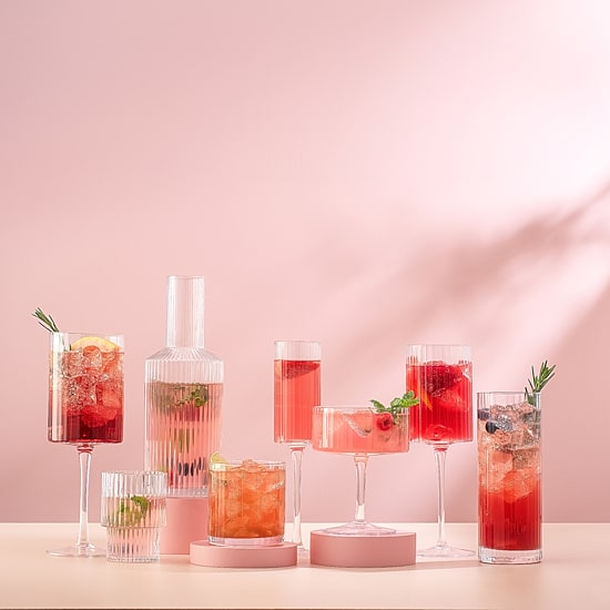Joyjolt Elle Coupe Martini 2-pc. Martini Glass