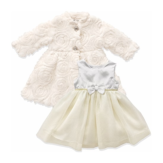 Blueberi Boulevard Baby Girls 2-pc. Dress Set