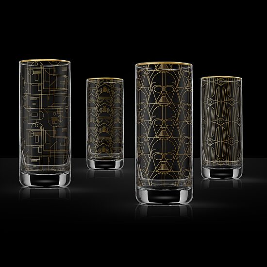 Joyjolt Star Wars Deco 4-pc. Drinkware Set