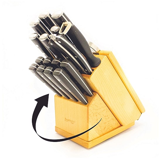 BergHOFF Essentials Forged 21-pc. Smart Knife Block Set with Sharpener