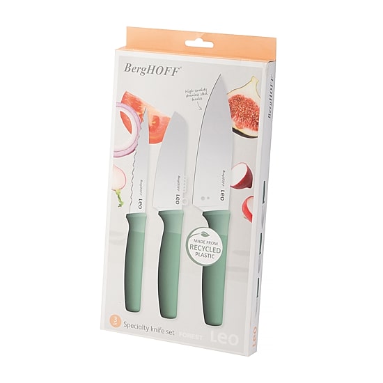 BergHOFF Leo Forest Stainless Steel 3-pc. Specialty Knife Set