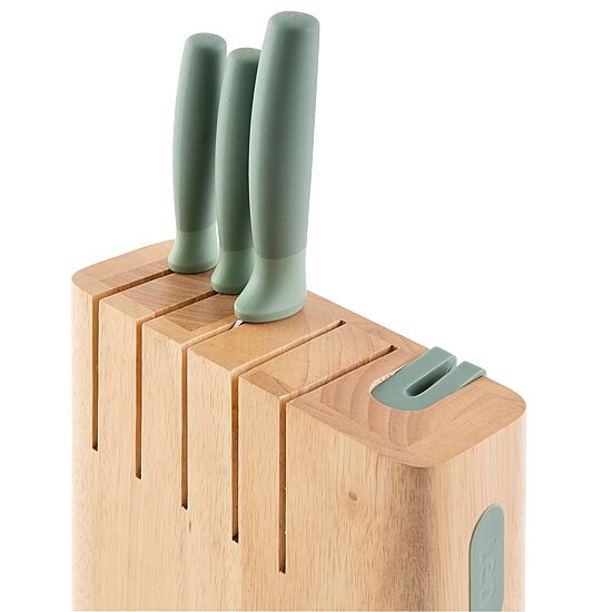BergHOFF Leo Forest Stainless Steel 6-pc. Knife Block Set