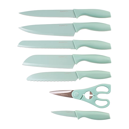 BergHOFF Leo Stainless Steel 8-pc. Universal Knife Block Set