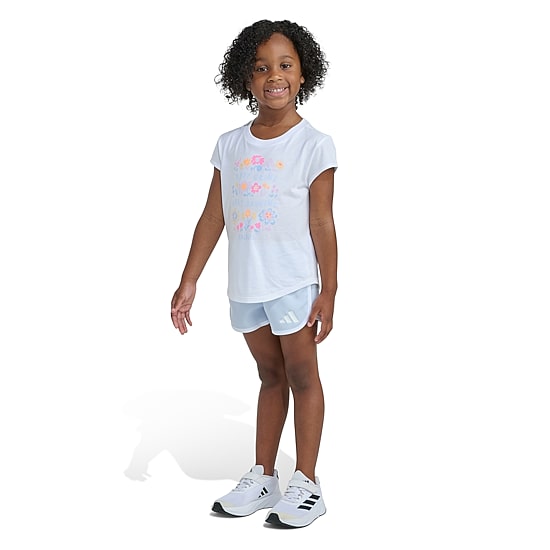adidas Toddler Girls Jersey 2-pc. Short Set