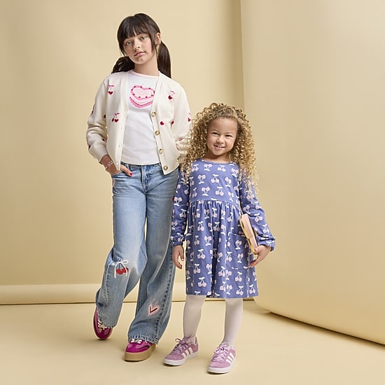Thereabouts Little Girls Long Sleeve A-Line Dress