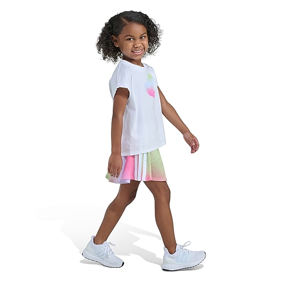 adidas Little Girls Jersey 2-pc. Skort Set