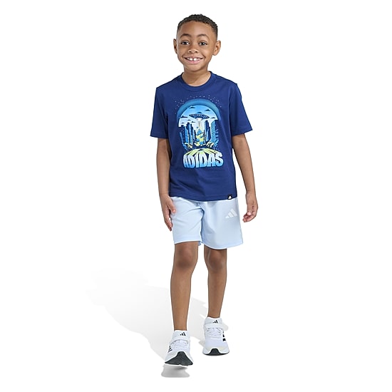 adidas Little Boys Jersey 2-pc. Short Set