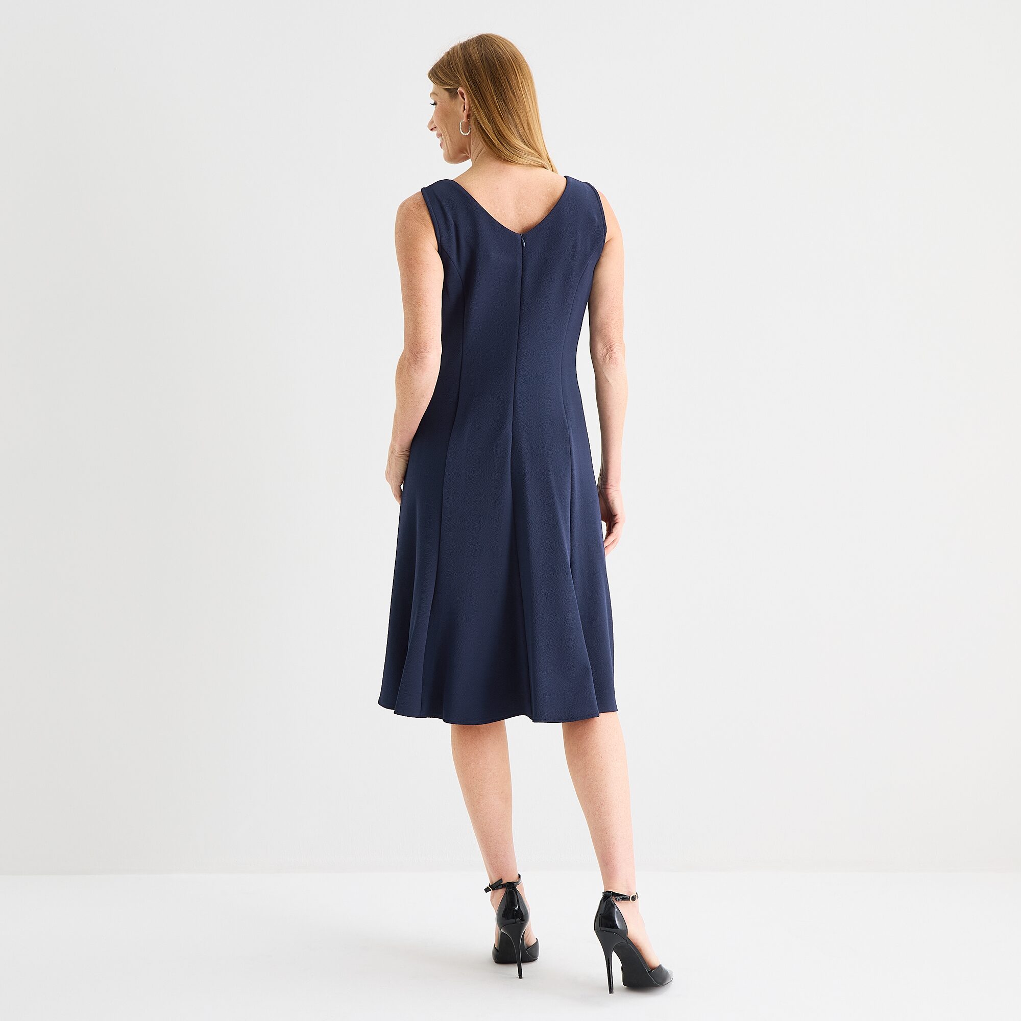 Maya Brooke Womens Crepe Jacket Dress