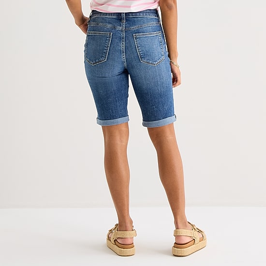 St. John's Bay Womens 11" Bermuda Short