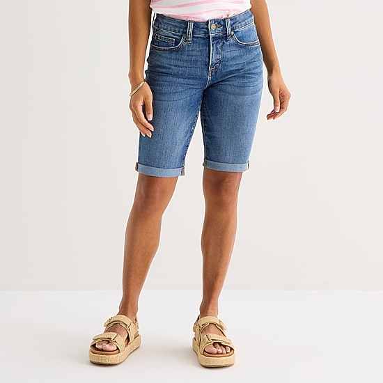 St. John's Bay Womens 11" Bermuda Short
