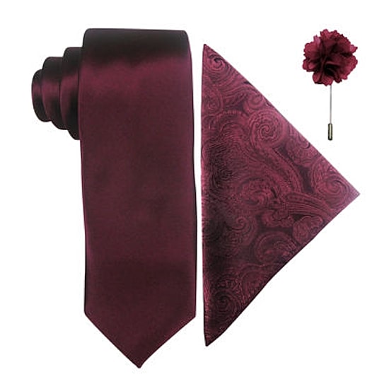J. Ferrar Solid Tie Set