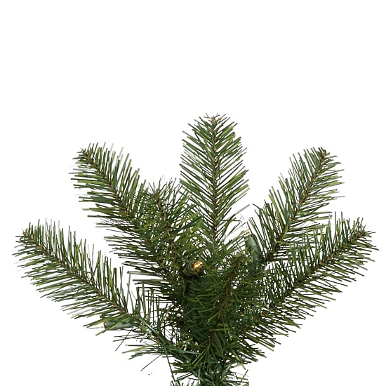  5.5' Prelit Pencil Pine Artificial Christmas Tree