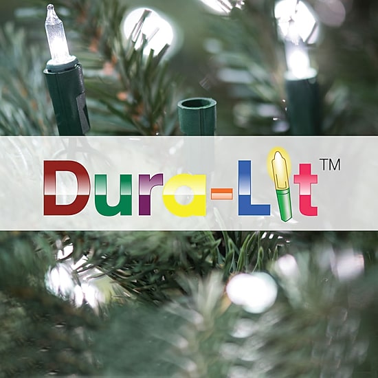  5.5' Prelit Pencil Pine Artificial Christmas Tree
