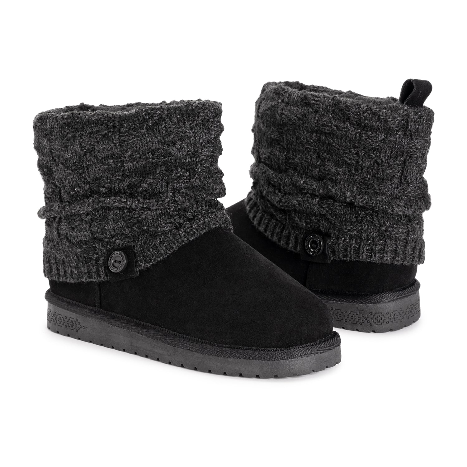 Muk Luks Womens Laurel Flat Heel Booties