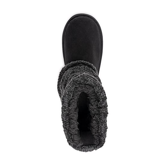 Muk Luks Womens Laurel Flat Heel Booties