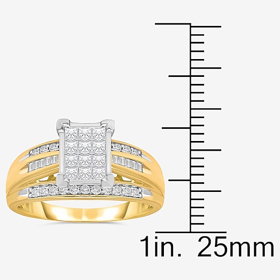 1/2 CT.T.W. Natural Diamond Bridal Ring in 10K or 14K Gold