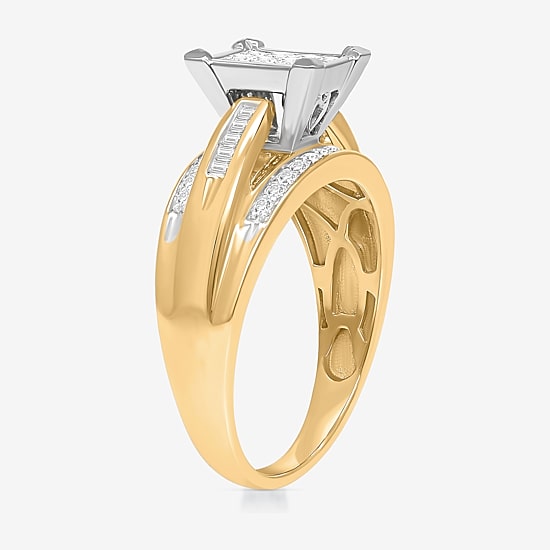 1/2 CT.T.W. Natural Diamond Bridal Ring in 10K or 14K Gold