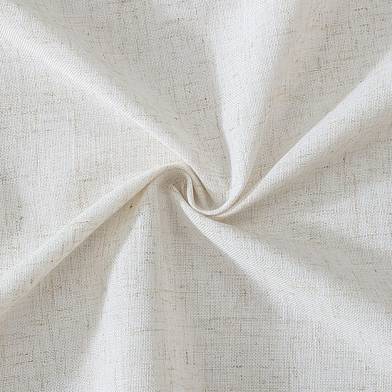 Beatrice Home Fashions Monroe Linen Blend Rod Pocket Light-Filtering Set of 2 Curtain Panel