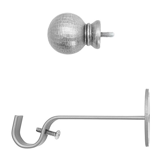 Elrene Home Fashions Farmhouse Ball 3/4 IN Adjustable Curtain Rod