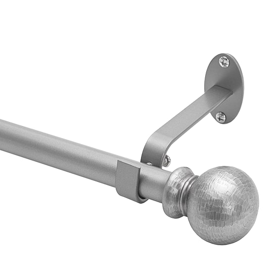 Elrene Home Fashions Farmhouse Ball 3/4 IN Adjustable Curtain Rod
