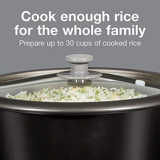 Proctor Silex 30 Cup Rice Cooker and Food Steamer