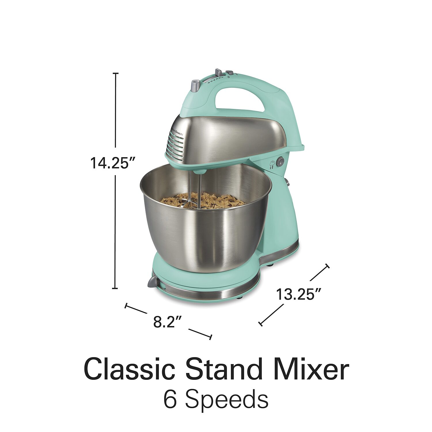 Hamilton Beach Classic Hand Stand Mixer with 4 Qt Stainless Steel Bowl