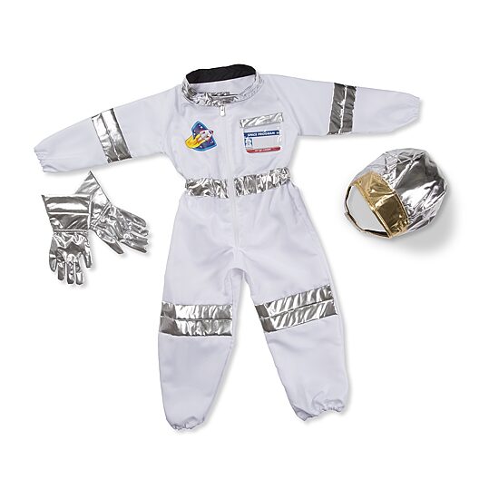 Melissa & Doug Astronaut Role Play Set Unisex Dress Up Costume