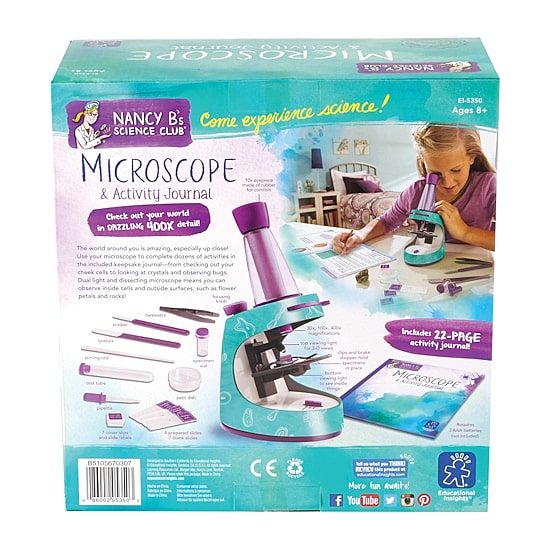 Educational Insights Nancy B'S Science Club® Microscope & Activity Journal Discovery Toy