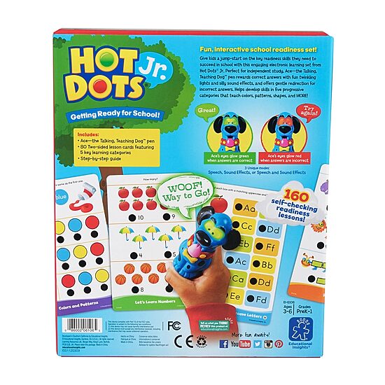 Educational Insights Hot Dotsãƒâ‚Ã‚Â® Jr. Getting Ready For School! Set With Ace Pen