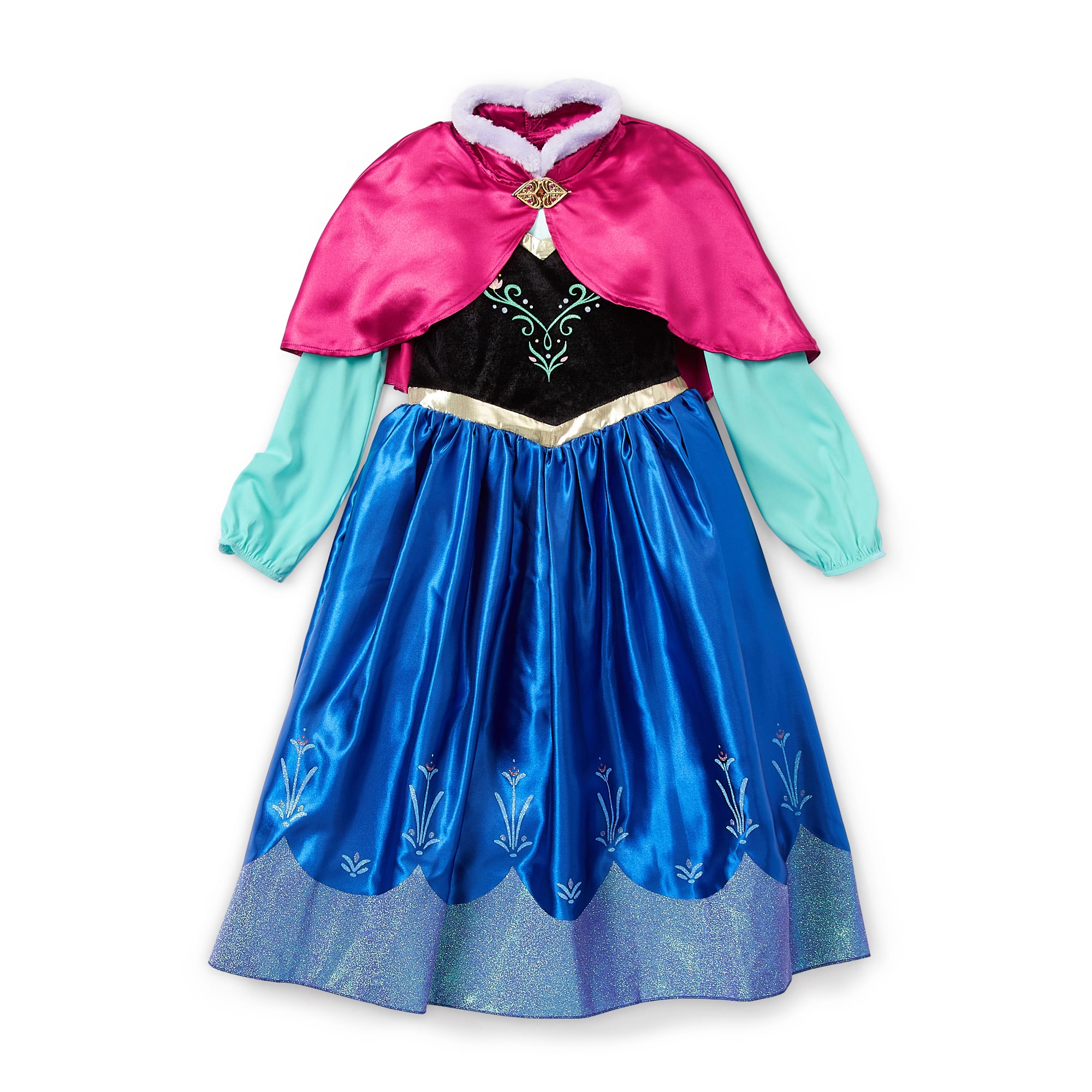 Disney Collection Frozen Anna Anna Princess Frozen Girls Dress Up Costume