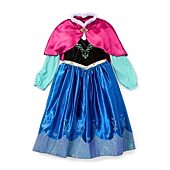 Disney Collection Frozen Anna Anna Princess Frozen Girls Dress Up Costume