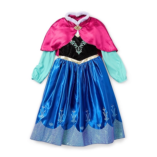 Disney Collection Frozen Anna Anna Princess Frozen Girls Dress Up Costume