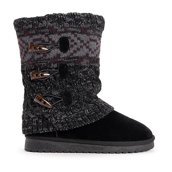 Muk Luks Womens Cheryl Flat Heel Winter Boots
