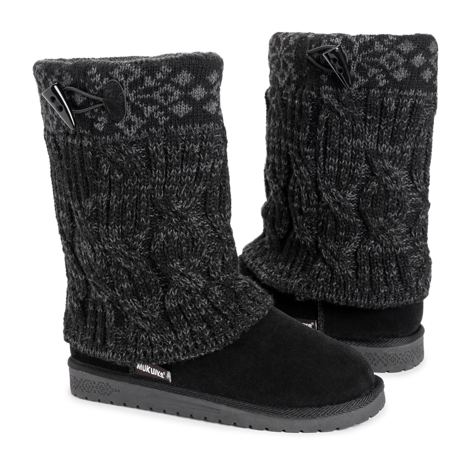 Muk Luks Womens Cheryl Flat Heel Winter Boots
