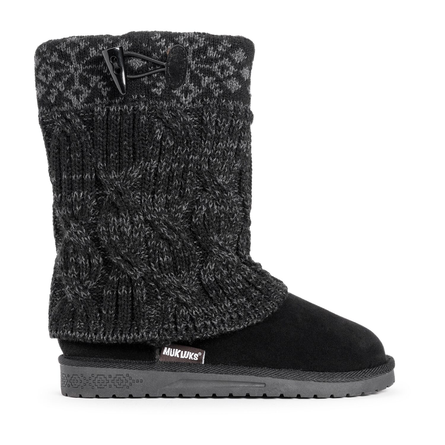Muk Luks Womens Cheryl Flat Heel Winter Boots
