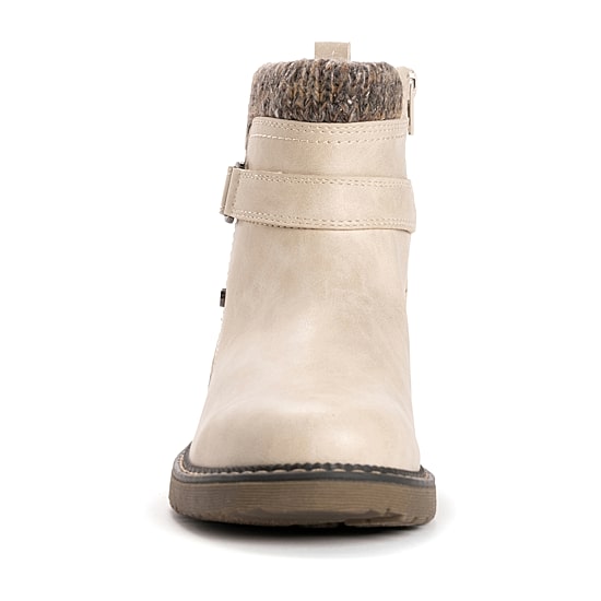 Muk Luks Womens Garland Gina Stacked Heel Dress Boots