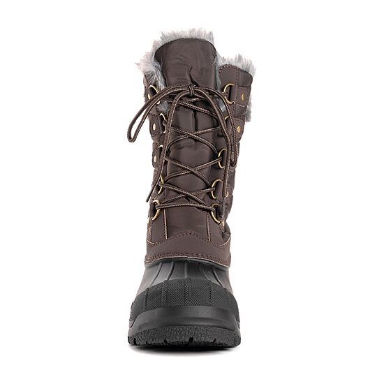 Muk Luks Womens Palmer Paige Flat Heel Dress Boots