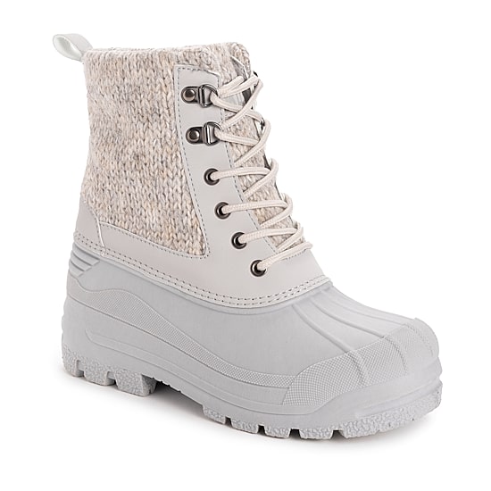 Muk Luks Womens Palmer Penelope Flat Heel Dress Boots