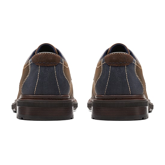 Clarks Burchill Mens Round Closed Toe Oxford Shoes