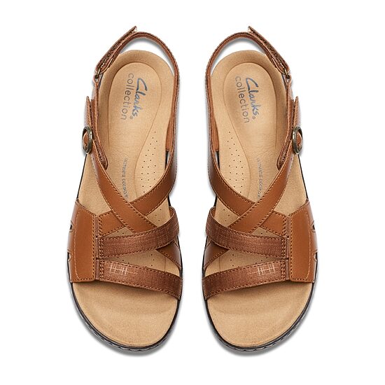 Clarks Womens Merliah Bonita Wedge Sandals