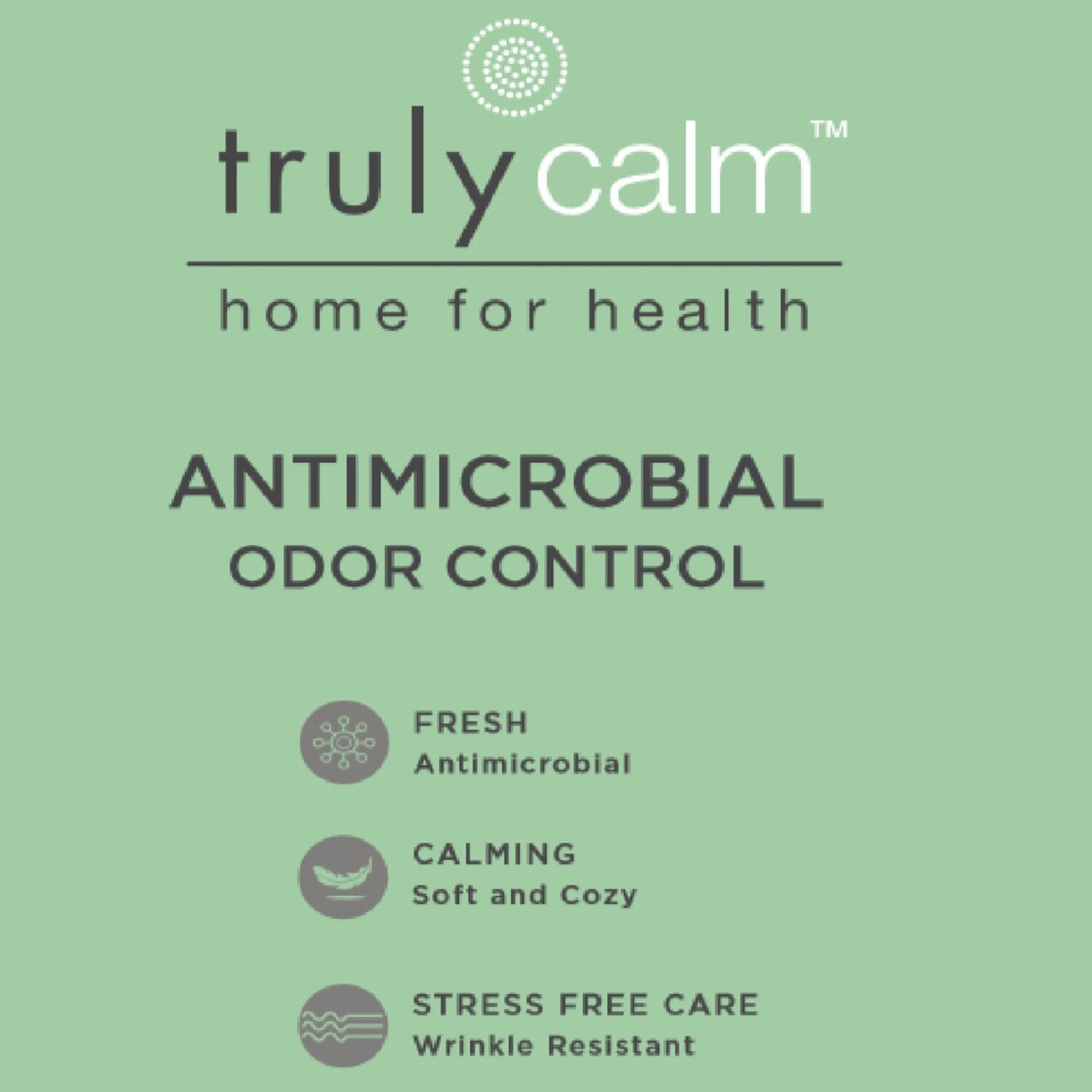 Truly Calm Antimicrobial Wrinkle Resistant Sheet Set