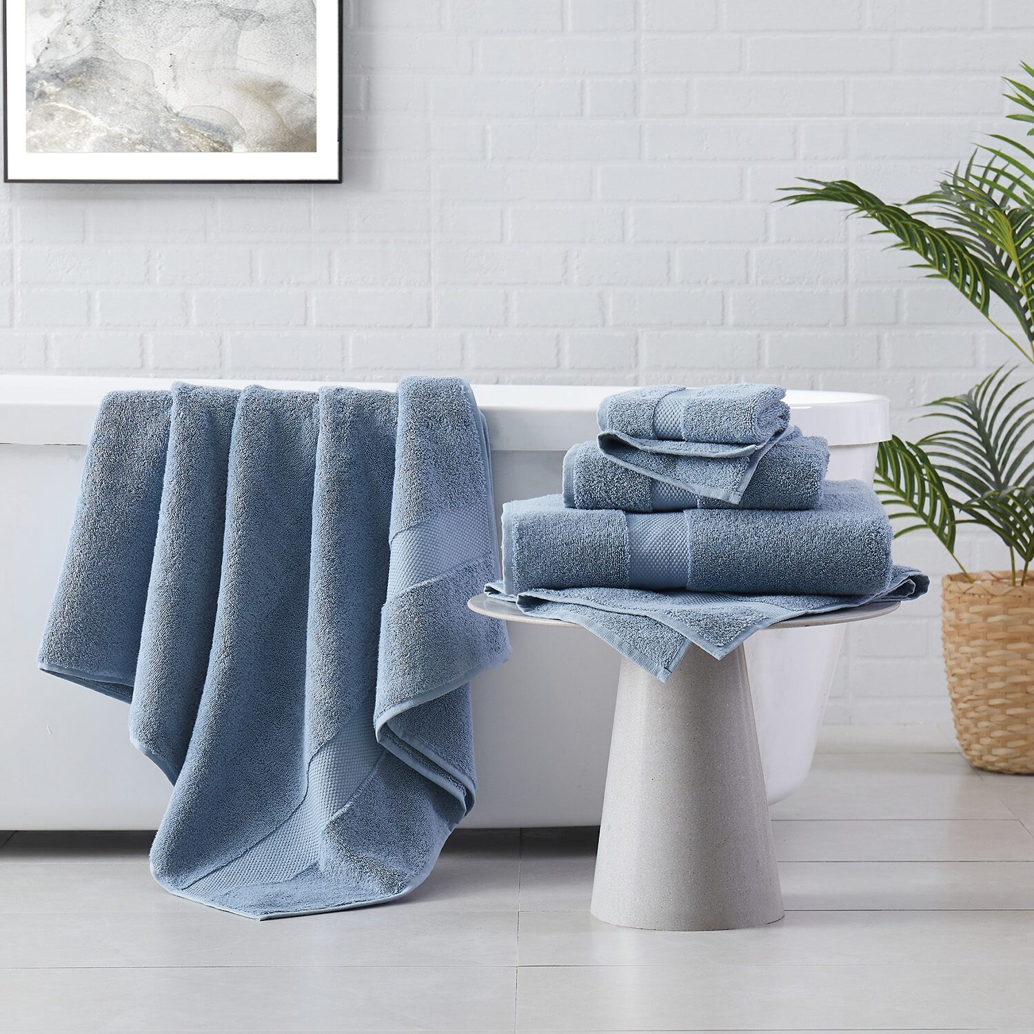 Brooklyn Loom Turkish Cotton 6-pc. Bath Towel Set